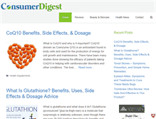 Tablet Screenshot of consumerdigest.org